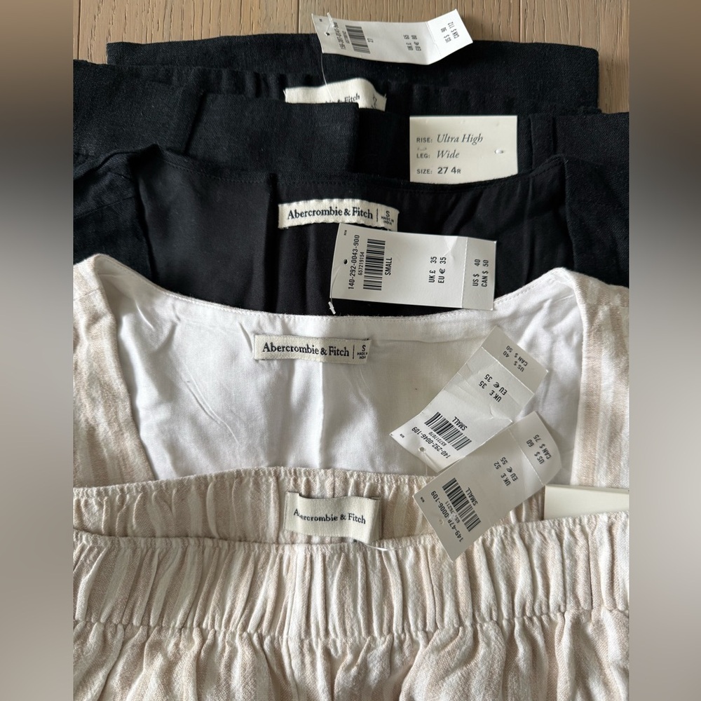 Abercrombie - New - matching linen sets - Picture 2 of 3